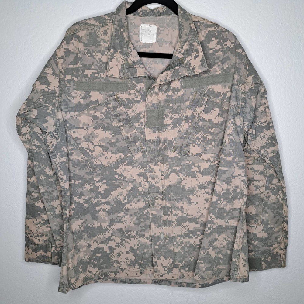 US ARMY Blouse Jacket Combat ACU Digital Camo Size Unisex Medium Regular